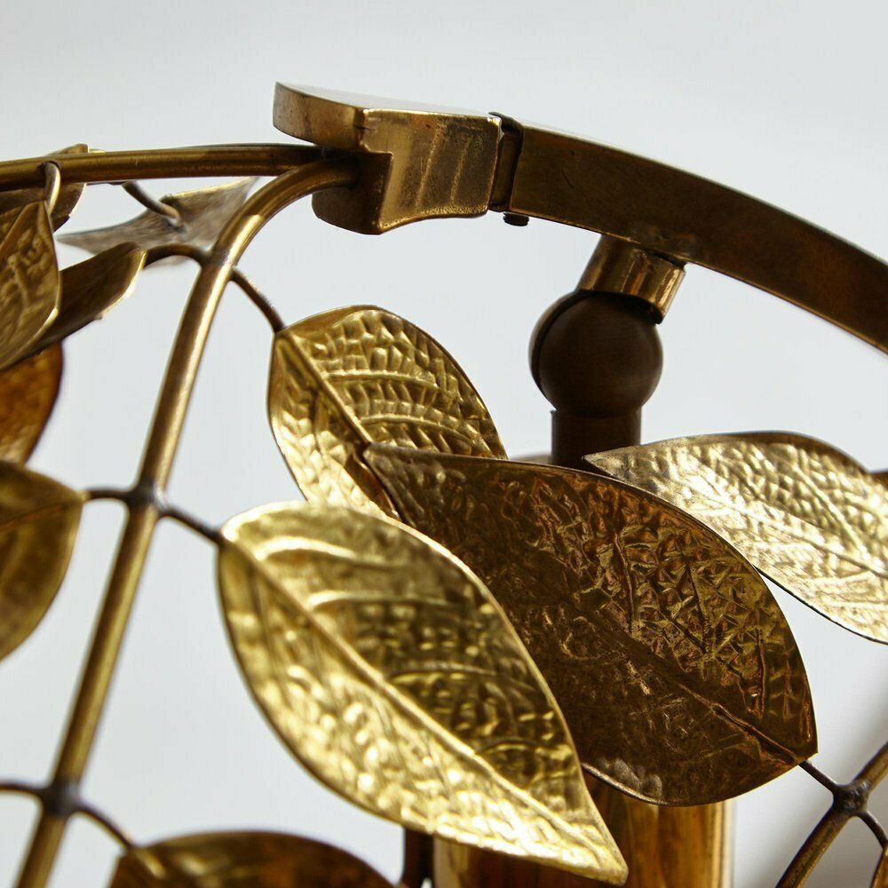 photo for sale Brass Table Lamp By Tommaso Barbi For Bottega Sadness, 1970s