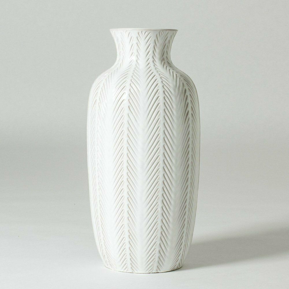 Modernist Earthenware Floor Vase By Anna Lisa Thomson, 1940s