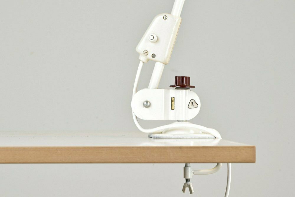 Articulated Light Jp20 In White From Veb Zweckleuchtenbau Dresden, Germany, 1970s photo 661.0