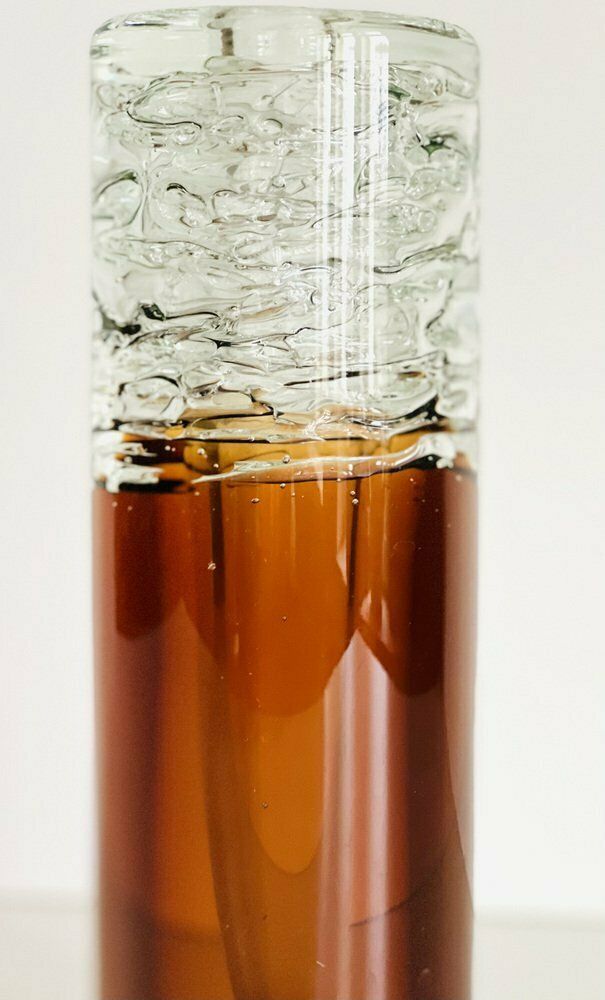 Glass Vase Whirpool By Frantisek Vizner, Skrdlovice, 1968 photo for sale