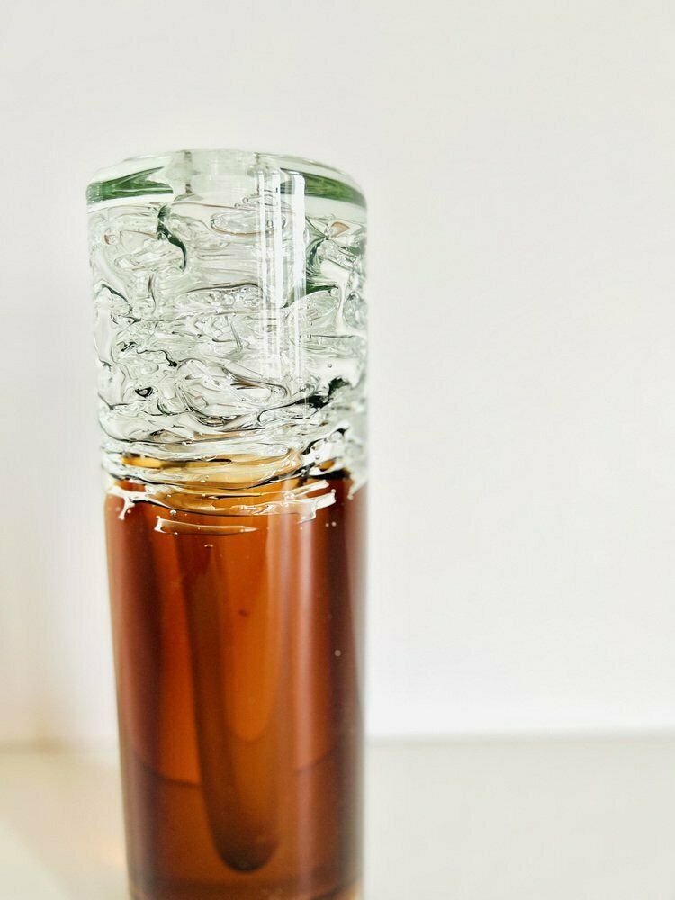 Glass Vase Whirpool By Frantisek Vizner, Skrdlovice, 1968 photo vinterior