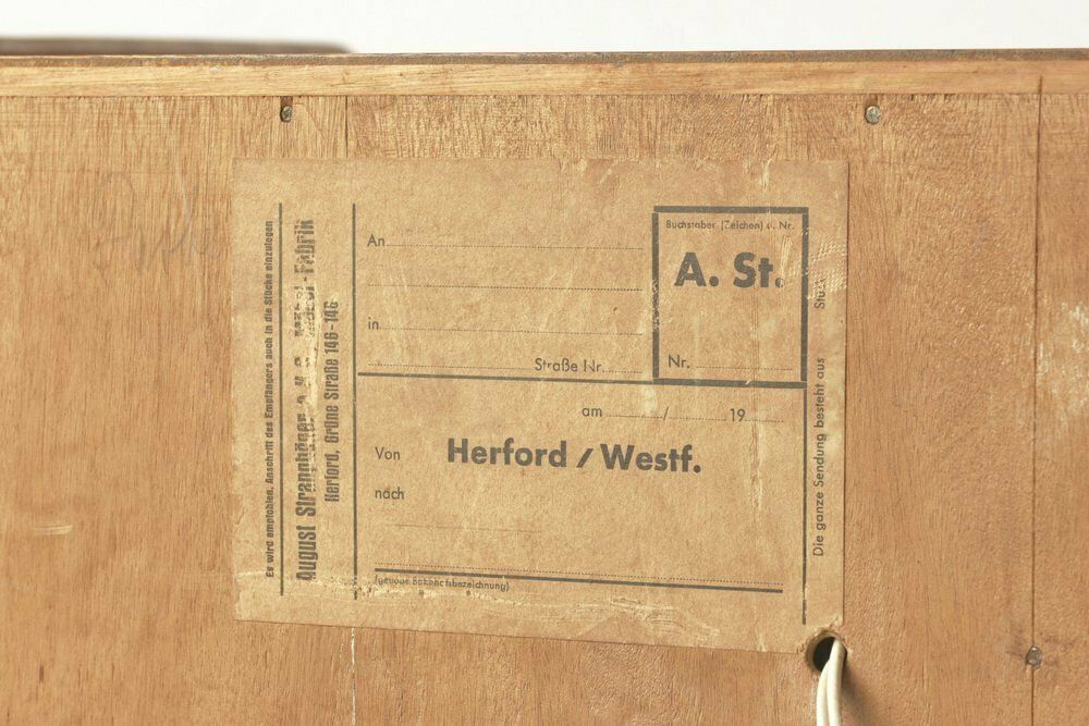 Oak No.4 Cabinet Office From Möbelfabrik August Stranghöner, Germany, 1950s photo for sale