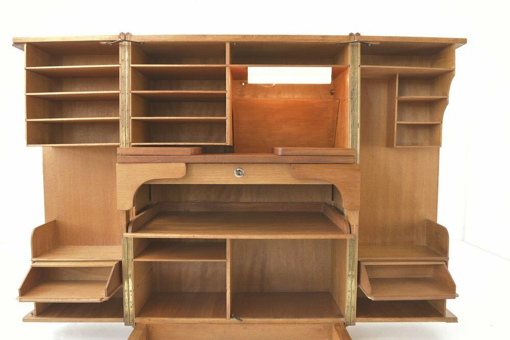 Oak No.4 Cabinet Office From Möbelfabrik August Stranghöner, Germany, 1950s photo vinterior