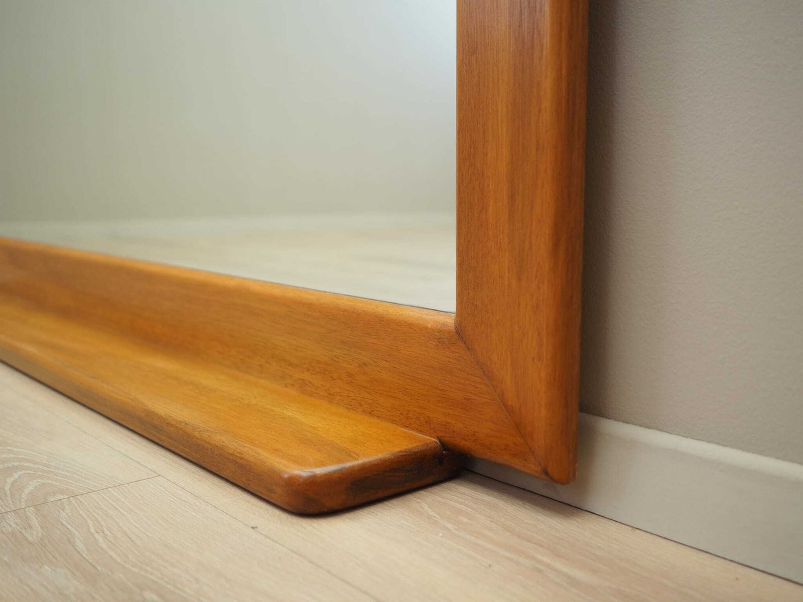 Mahogany Framed Mirror, Italian Design, 1970s, Production: Italy photo buy