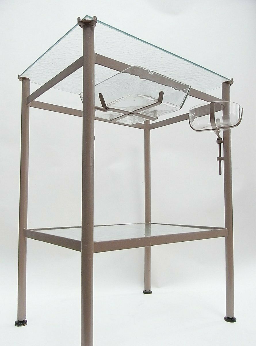 Furniture Mid Century Hospital Side Table photo
