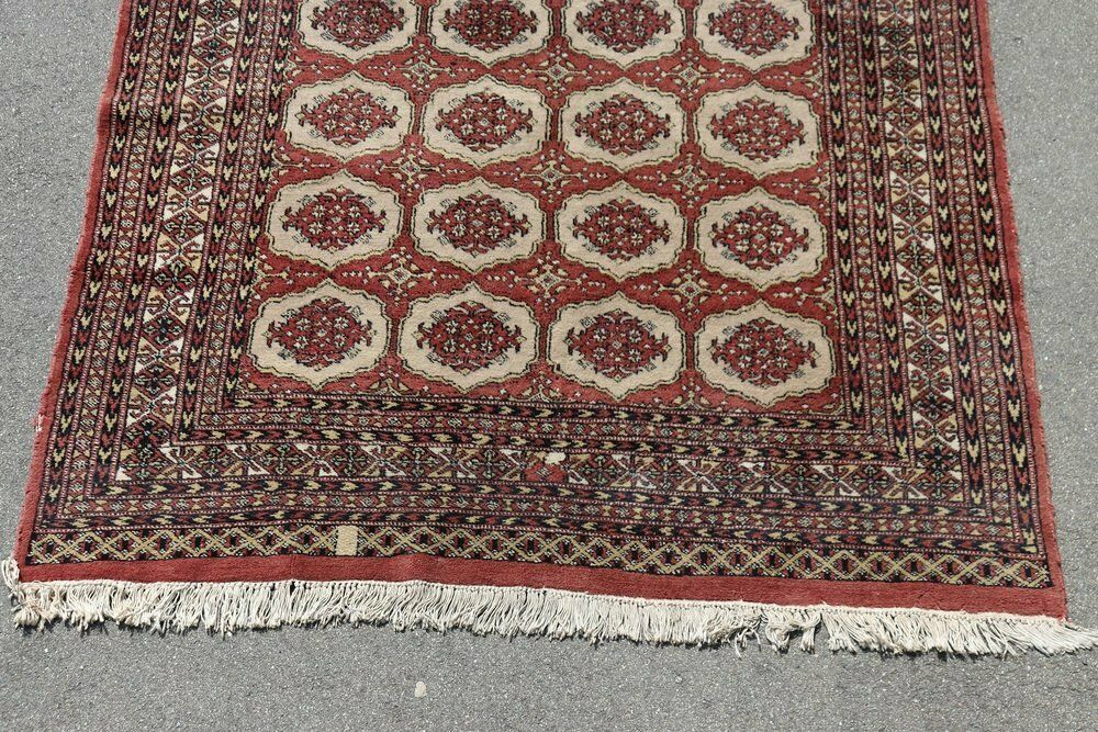 photo for sale Antique Handmade Bokhara Rug, 1920s
