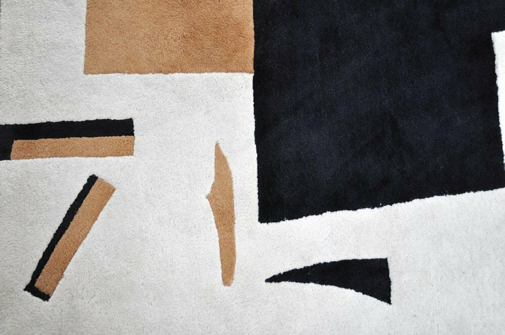 Vintage Handwoven Rug With Abstract Design, 1980s photo buy