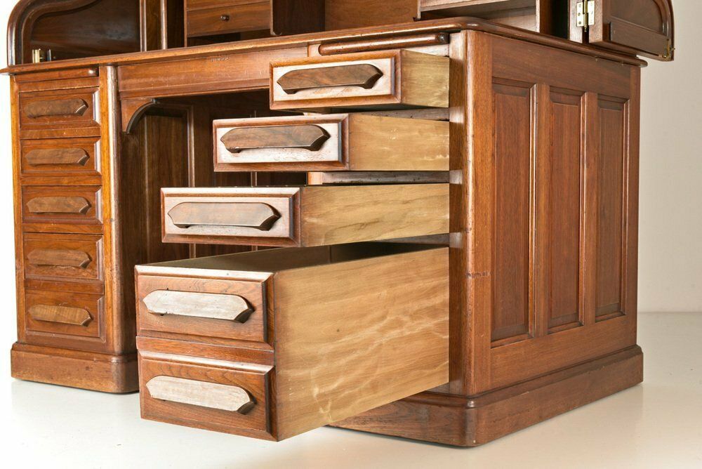 5964.0 Rolltop Desk, USA, 1910s, 1800s photo