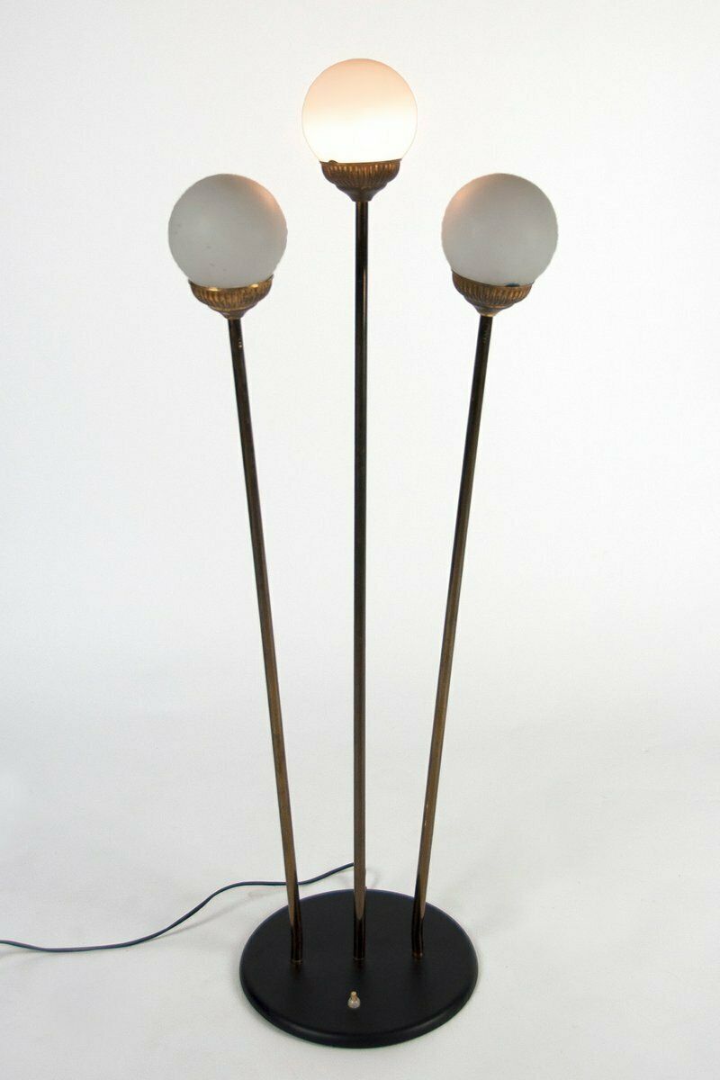 Mid Century Italian Globe Floor Lamp From Stilnovo, 1950s photo for sale
