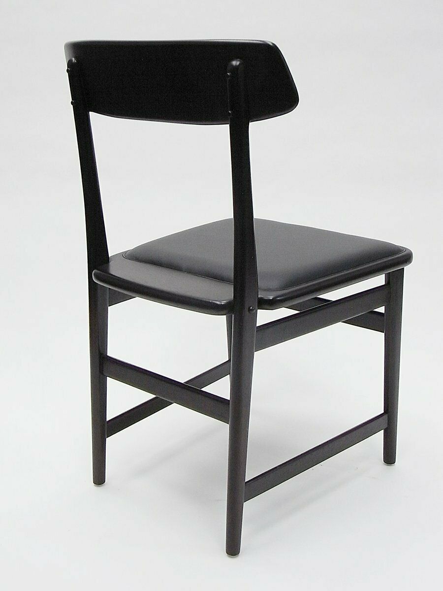 Lucio Cd07 Cherry Wood & Leather Dining Chairs By Sergio Rodrigues For Linbrazil, 2010, Set Of 5 photo vintage