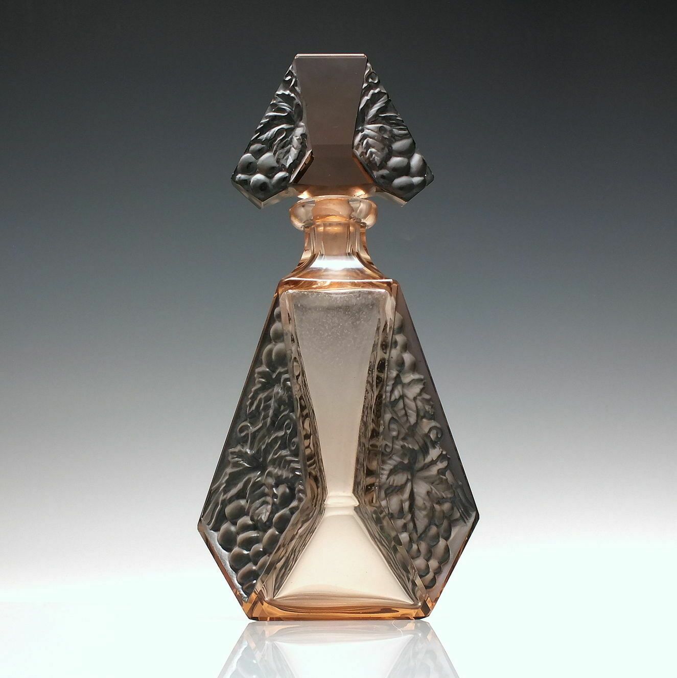 Art Deco Glass Decanter And Six Matching Glasses C1930 By Heinrich Hoffmann photo for sale