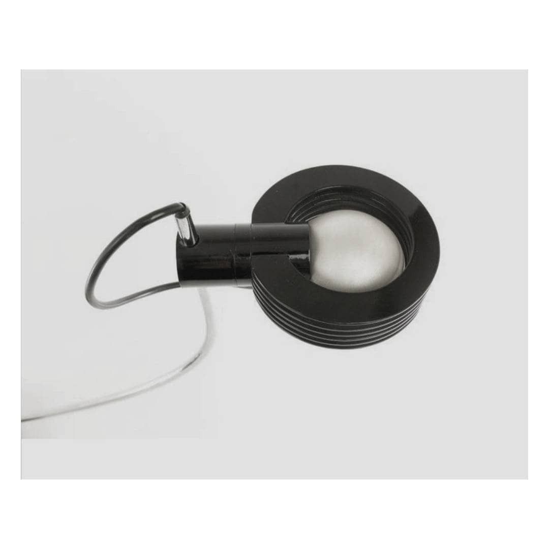 Space Age Halogen Lamp By Harvey Guzzini Model Cigno // Iguzzini Lamp // Black Guzzini Lamp // Made In Italy In 1970s photo 600.0