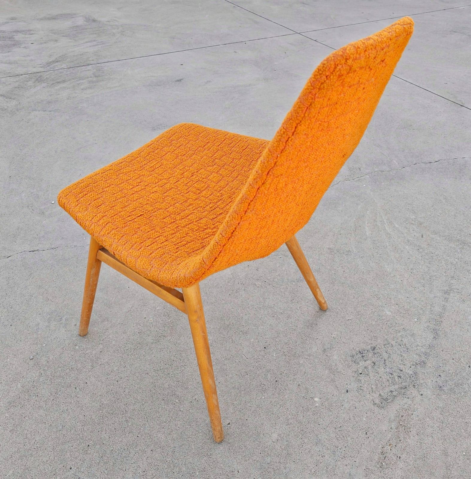 photo furniture Pair Of Rare Mid Century Modern Lounge Chairs By Judit Burian With Original Fabric // Made In Hungary In 1959