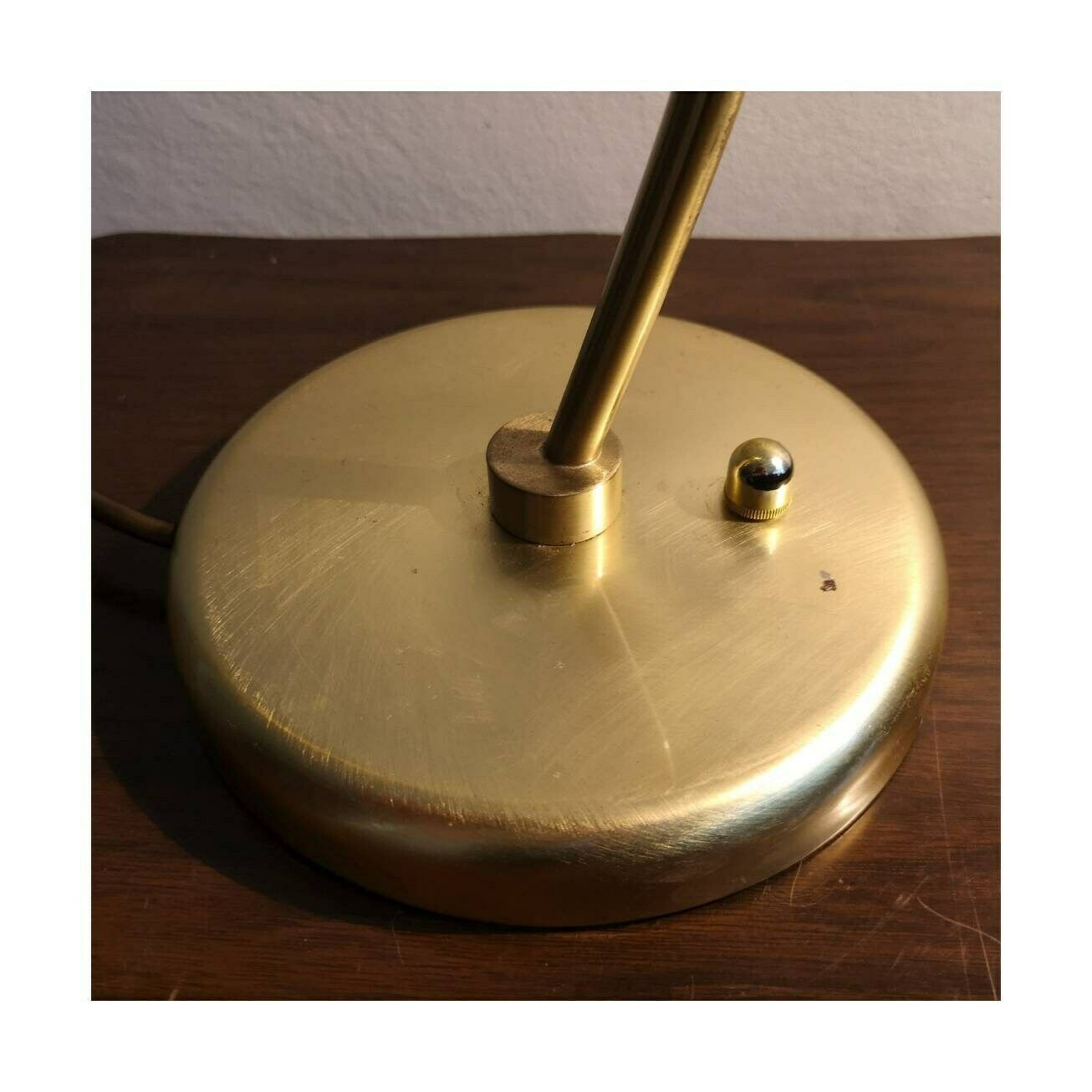 photo furniture Mid Century Modern Desk Lamp By Fischer Leuchten // Adjustable Desk Lamp With Opaline Glass Shade // Made In West Germany In 1970s