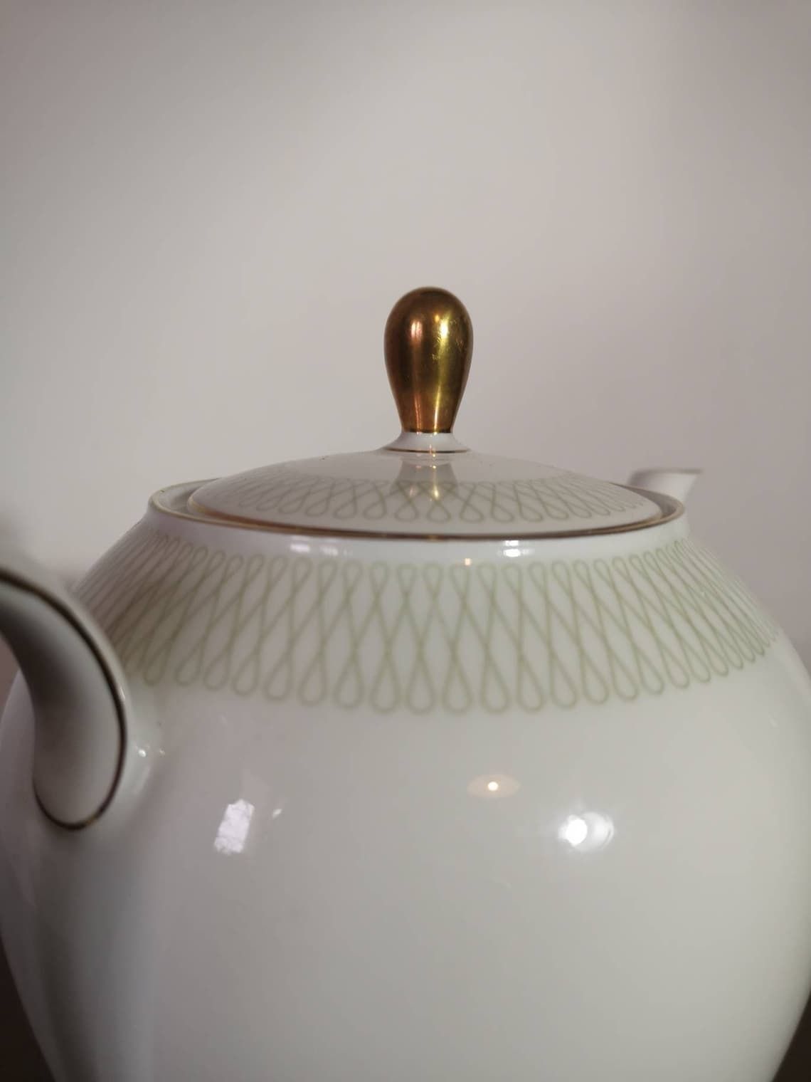 Vintage Seltmann Weiden Teapot // Fine China // Vintage German Porcelain photo Home Decor