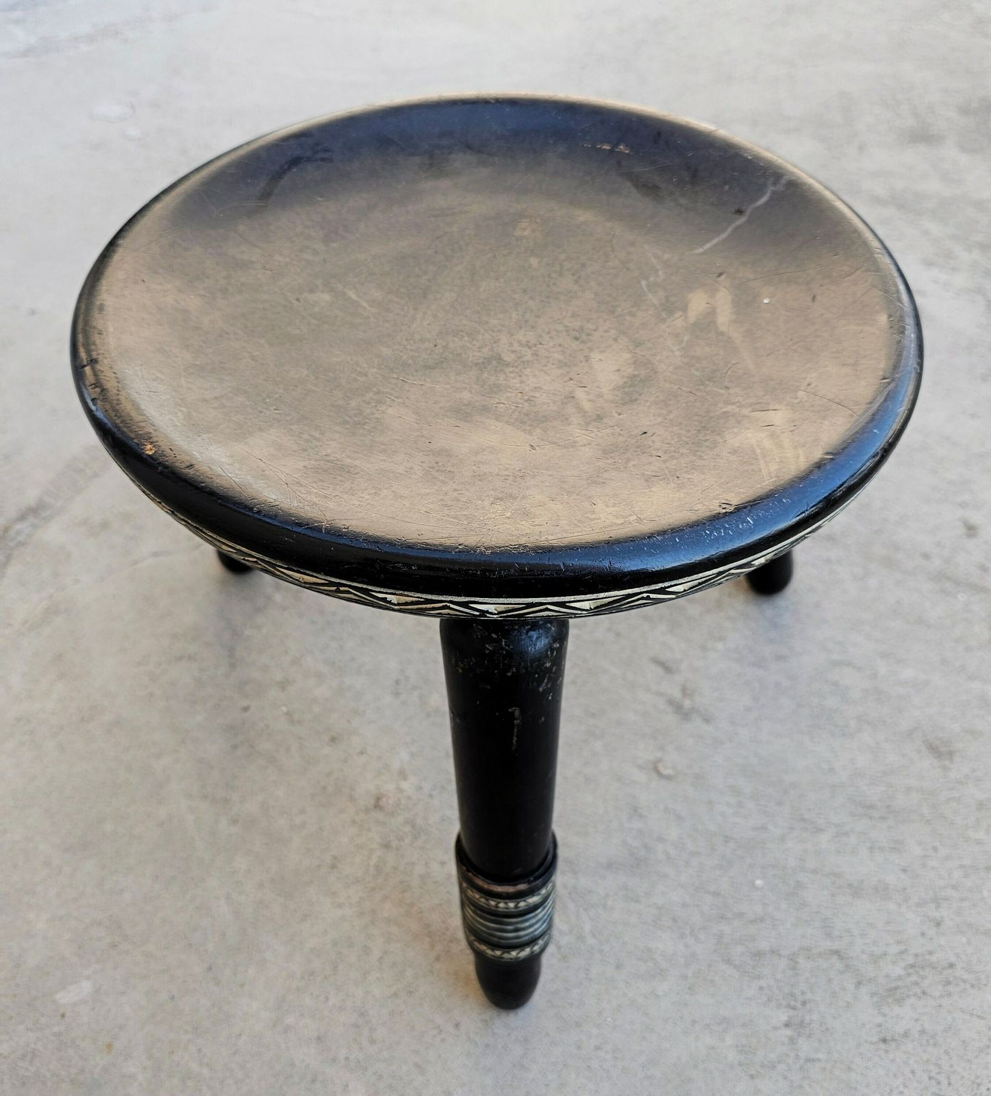 photo for sale Extremely Rare Antique Wooden Coffee Table With 6 Stools By Ettore Zacchari // Antique Hand Carved Coffee Table // Made In Italy In 1905