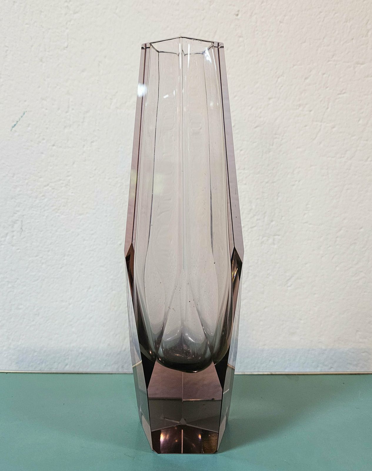 Mid Century Modern Sommerso Vase By Alessandro Madruzzato // Pale Pink Murano Glass Vase // Made In Italy In 1960s photo buy