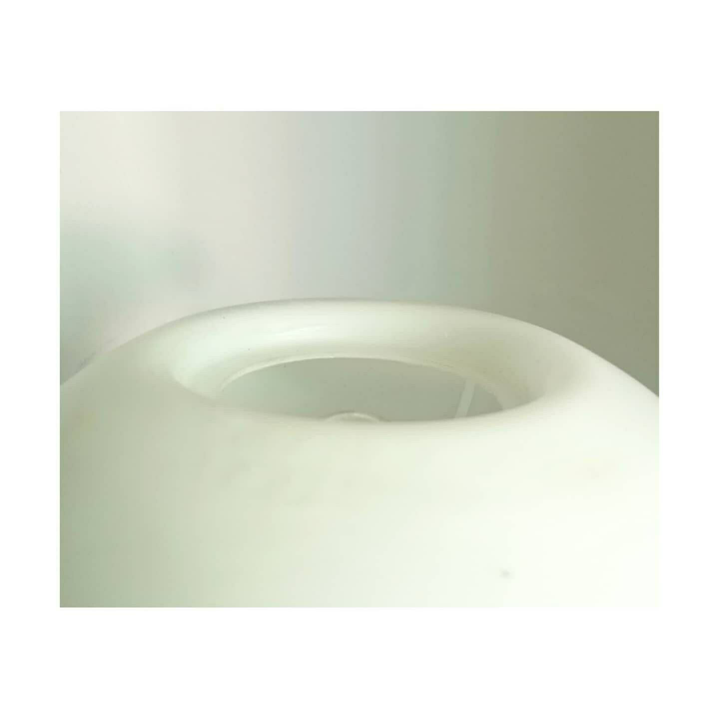 Vintage Opaline Glass Lamp By Esben Klint For Holmegaard // Opaline Glass Lamp // Holmegaard Glass Lamp // Made In Denmark In 1950s photo for sale