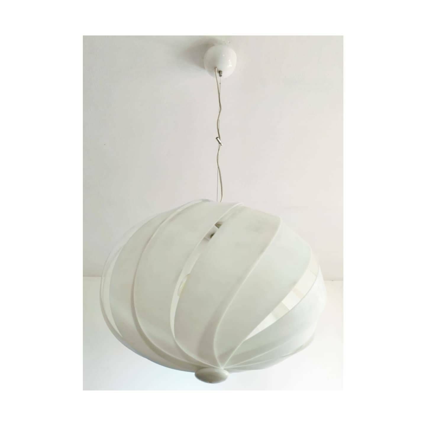 Alicante Suspension Lamp Designed By Emanuele Ponzio For Guzzini // Harvey Guzzini Pendant // Guzzini For Meblo // Made In Yugoslavia photo Lighting