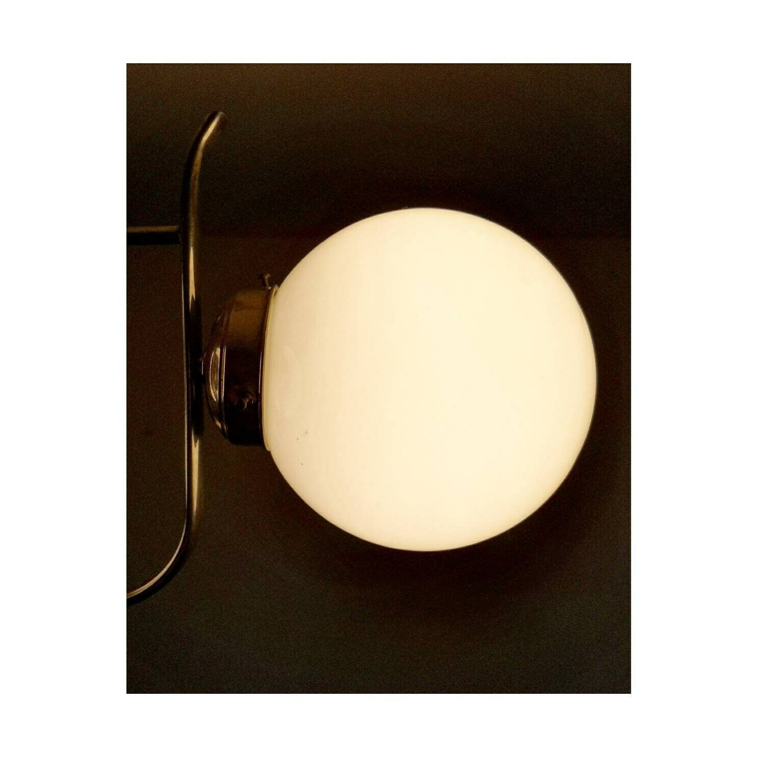 Rare Bauhaus Ceiling Lamp // Antique Dual Ceiling Lamp // Bauhaus Chandelier // Bauhaus Design // Made In Germany photo vintage