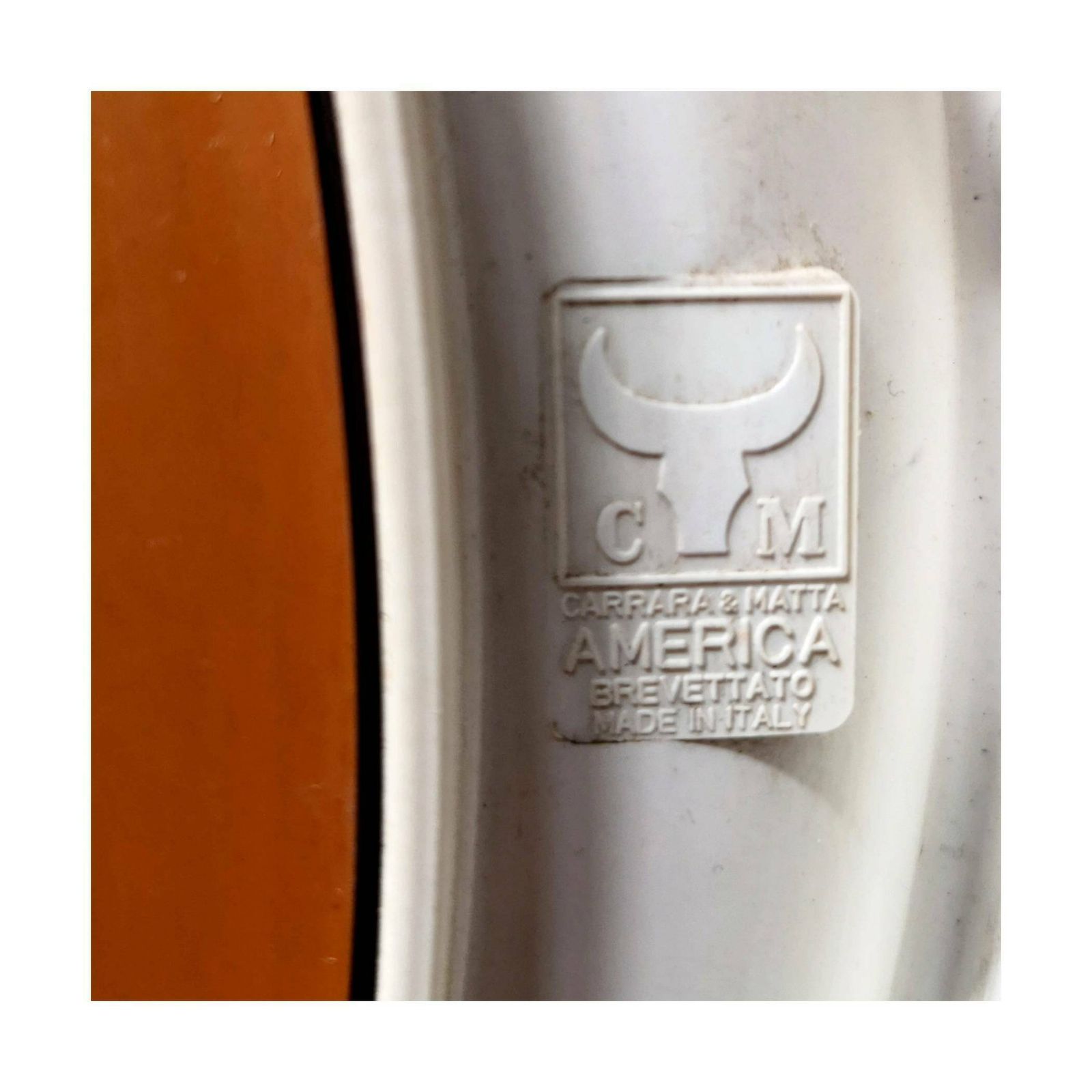 1970s Brevettato Mirror America // Space Age Mirror // Carrara And Matta Mirror // Brevettato Mirror // Made In Italy photo furniture