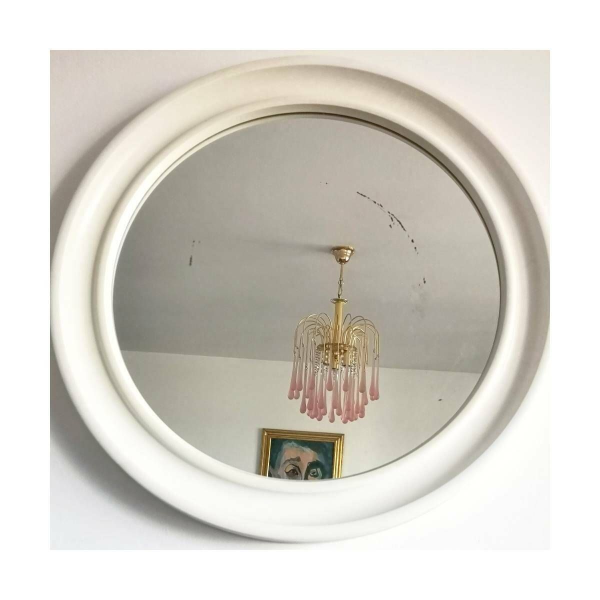 1970s Brevettato Mirror America // Space Age Mirror // Carrara And Matta Mirror // Brevettato Mirror // Made In Italy photo 225.0