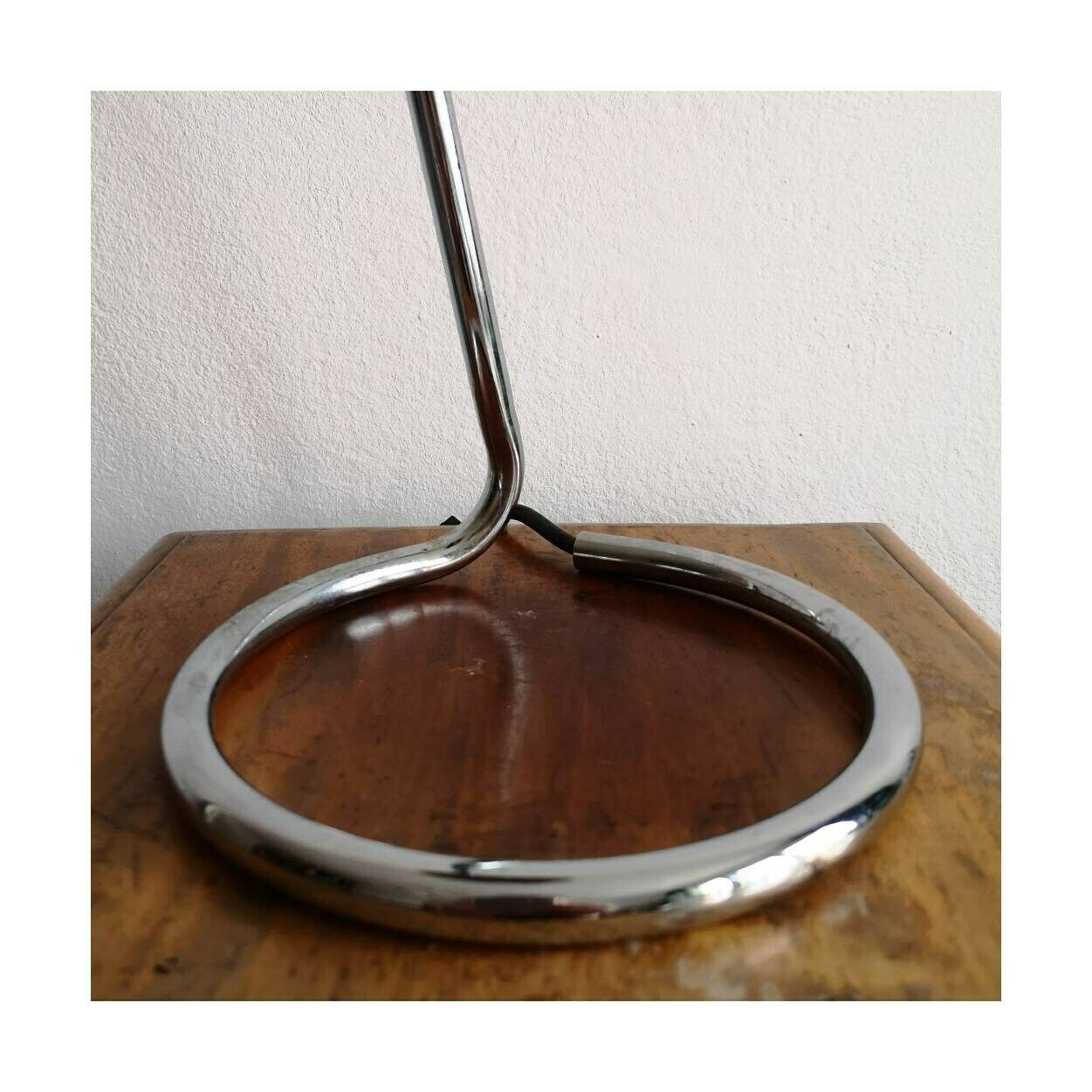 1970s Beautiful Bauhaus Style Desk Lamp // Vintage Tablr Lamp With Infinity Stand // Made In West Germany photo furniture