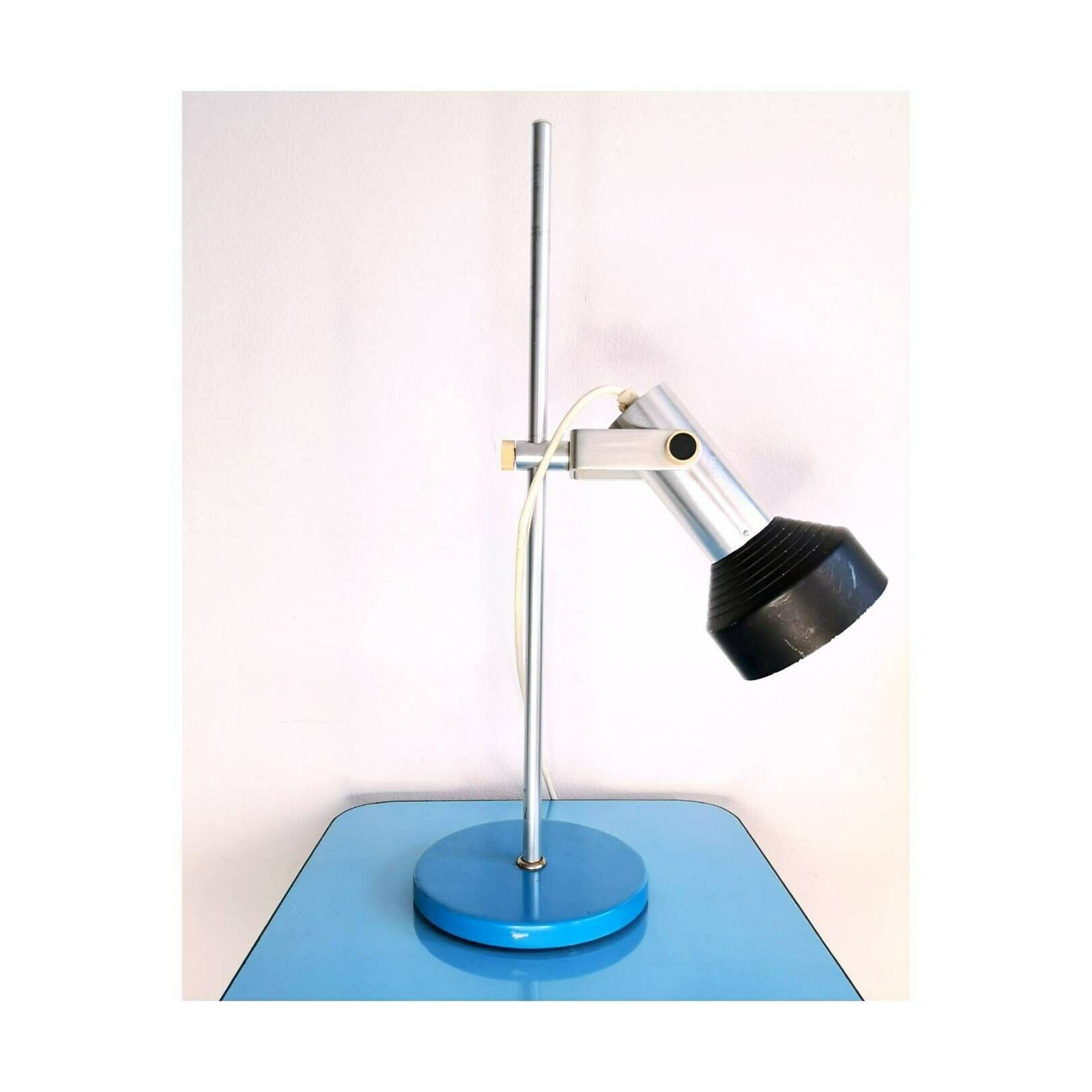 Vintage Industeial Design Desk Lamp // Office Lamp With Adjustable Head // Made In Germany In 1960s photo 124.0
