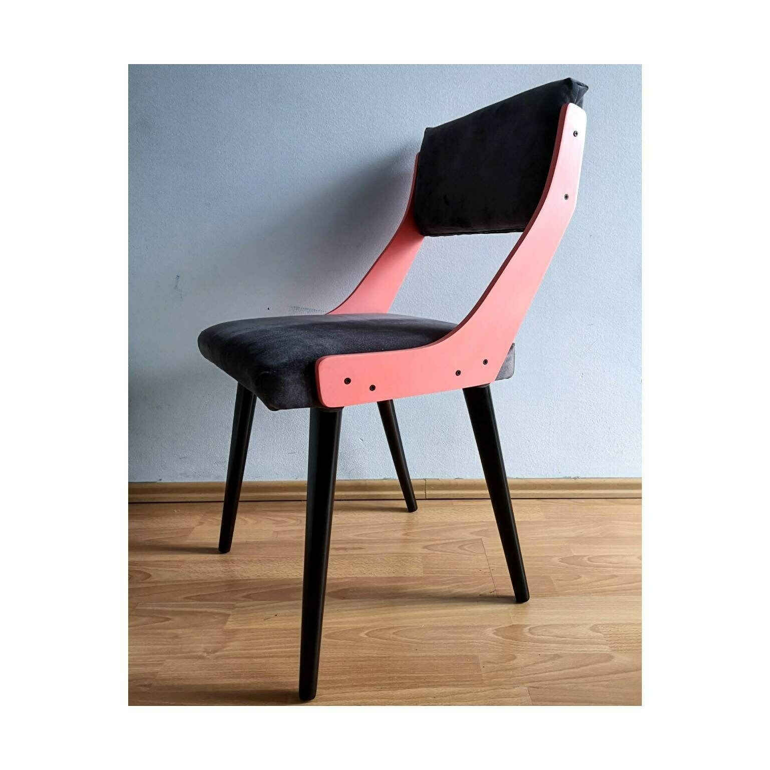 photo furniture 1of4 Redesigned Pair Of Vintage Chairs // Mid Century Modern Chairs // Leather Chairs // Made In Yugoslavia In 1960s