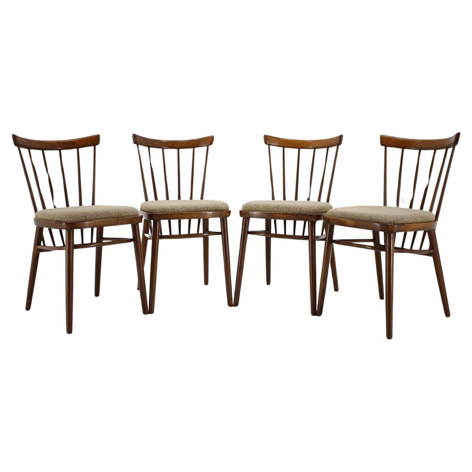 1960s Set Of 4 Dining Chairs By Tatra, Czechoslovakia