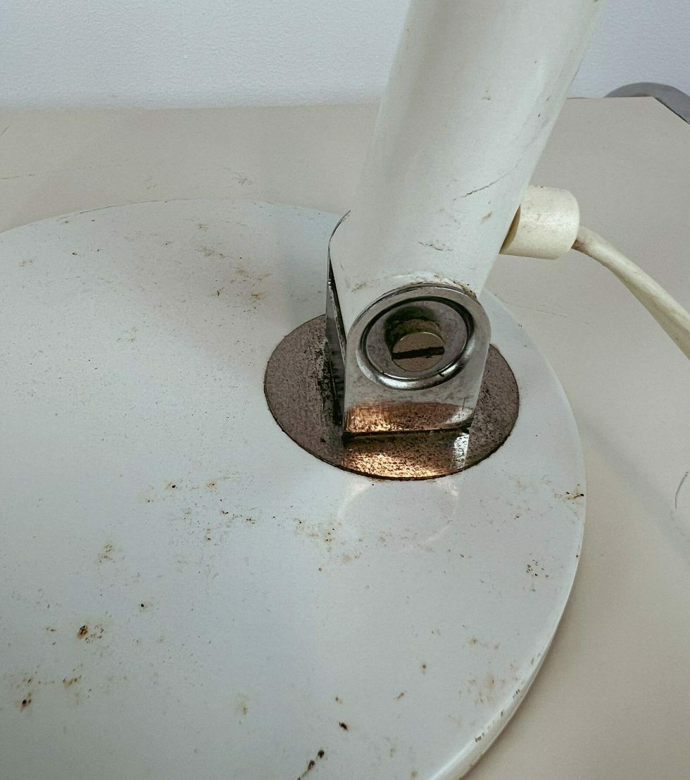 photo vinterior Metalen Bureaulamp Hala Zeist 144 Van H.Th.Ja Busquet – Hala Zeist 144 Desk Lamp By H.Th.Ja Busquet, 1950's