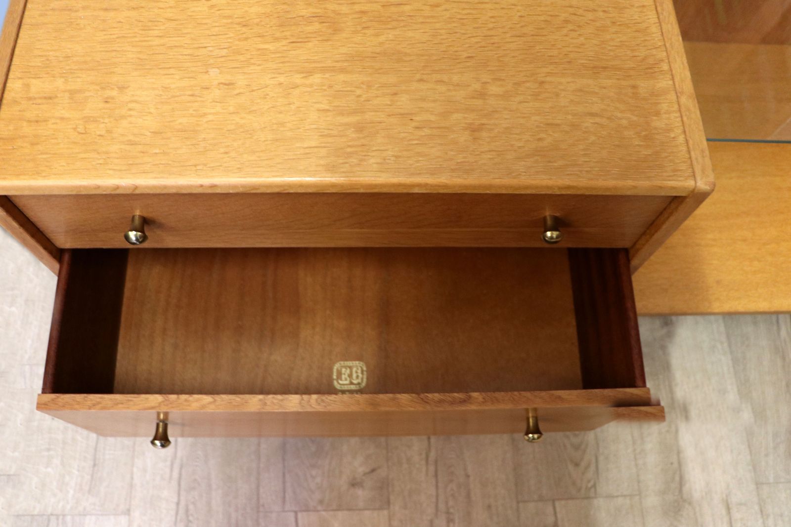 photo for sale A Lovely & Unusual Light Oak Dressing Table By G Plan.