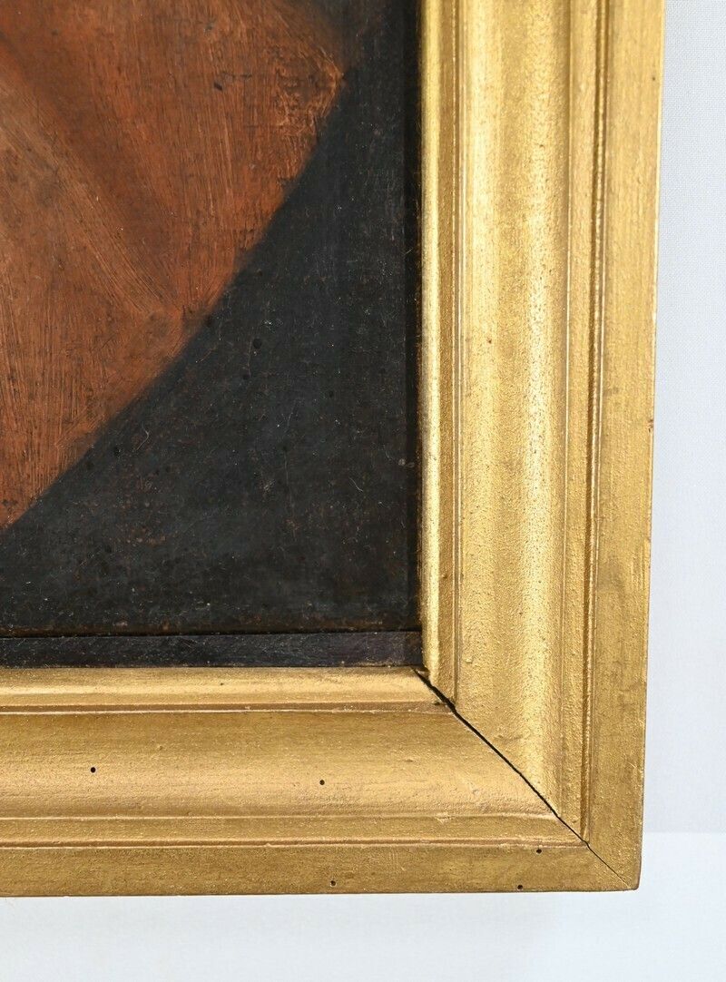 photo vintage Oil Painting “Madonna And Child”, 19th Century School – Late 19th Century