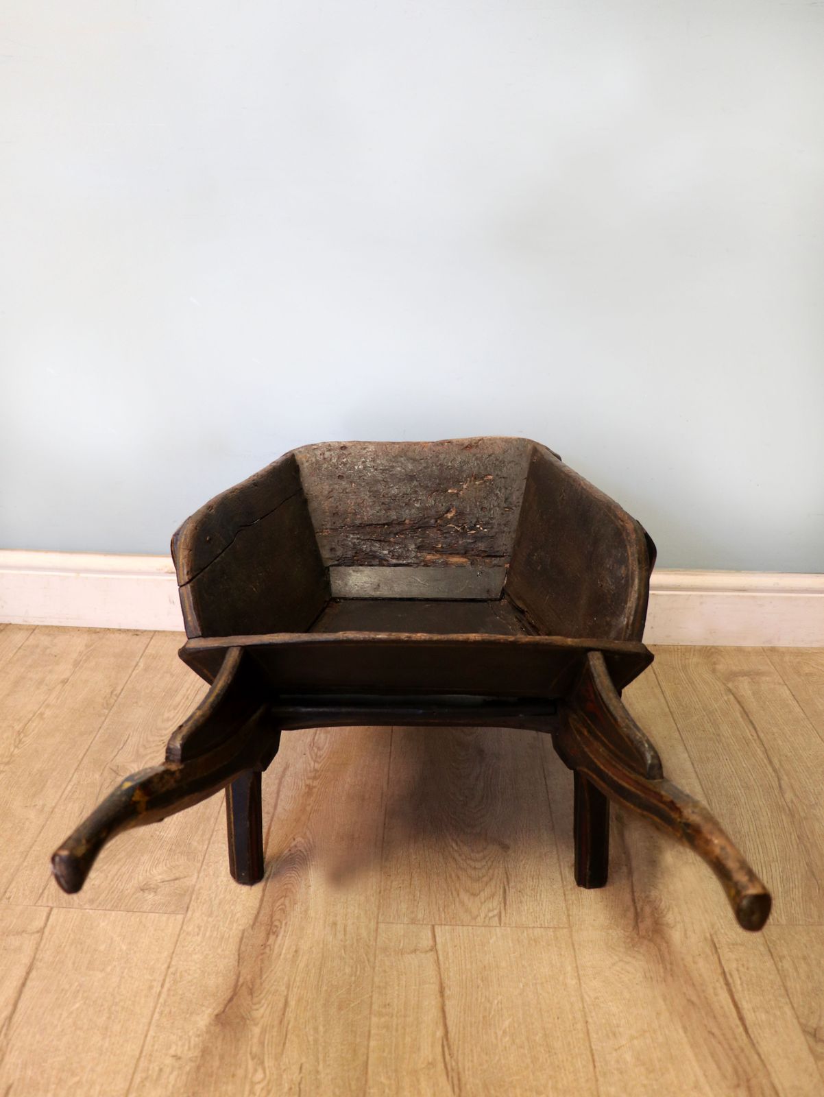 A Wonderful Antique Child’s Wheelbarrow! photo Home Decor