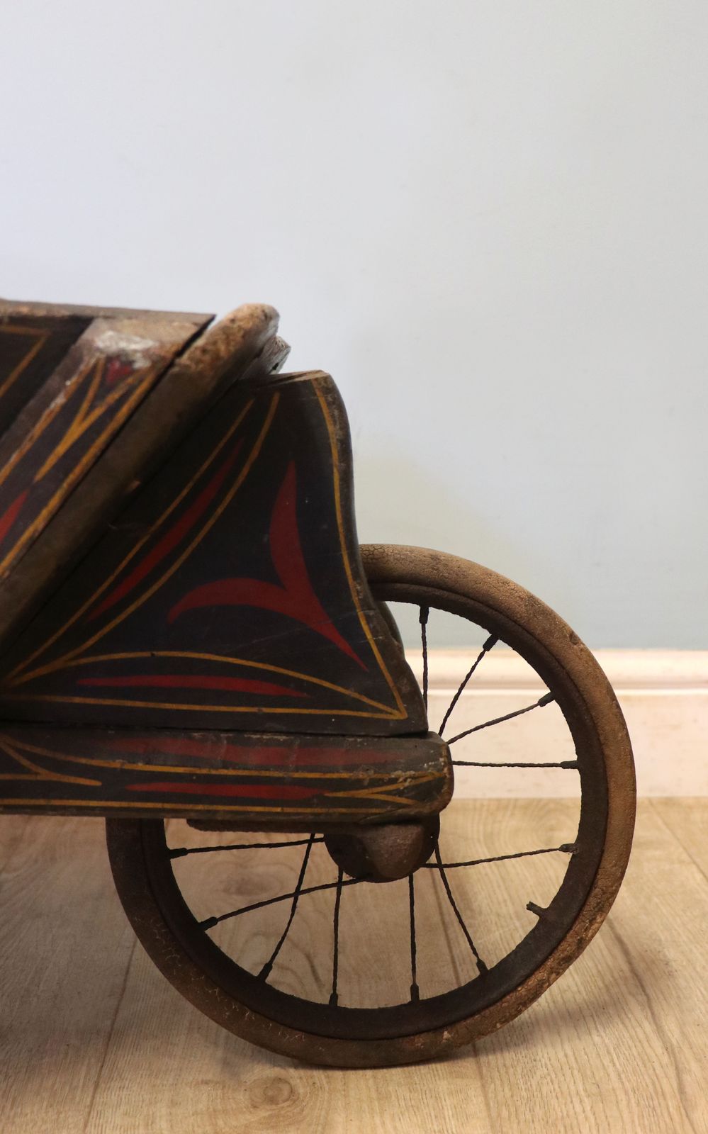 photo furniture A Wonderful Antique Child’s Wheelbarrow!