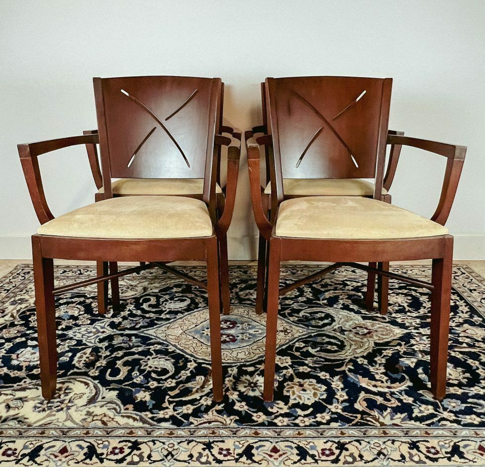 photo furniture Elegant Set Of 4 Andreu World Dining Room Chairs – Elegant Set Of 4 Andreu World Dining Room Chairs, 1960's