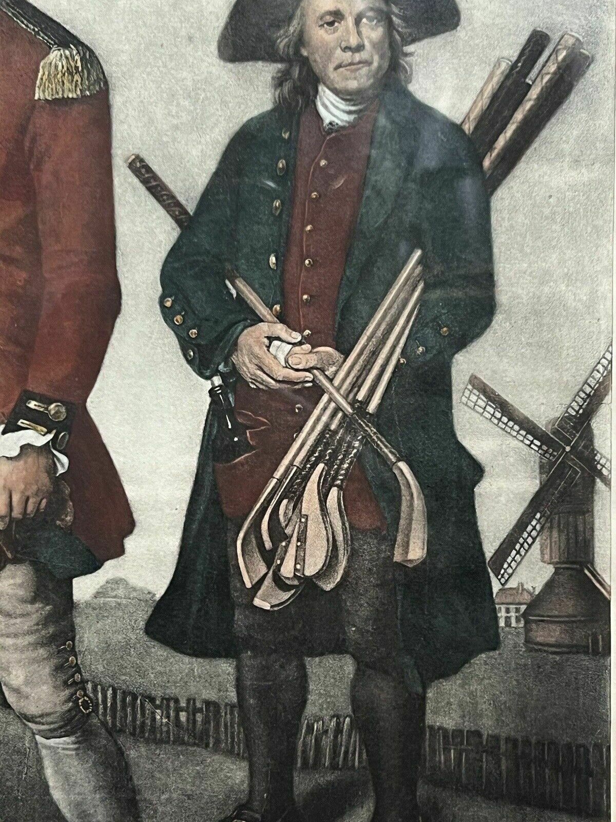 photo furniture Historic Society Of Golfers Sport Golf Mezzotint After Lemuel Francis Abbott