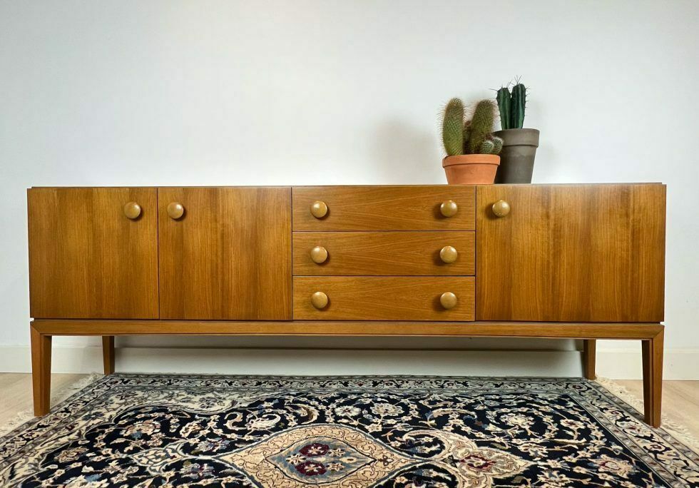 photo vintage Vintage Sideboard By Palette Möbelwerk 210 Cm – Sideboard By Palette Möbelwerk 210 Cm, 1970's