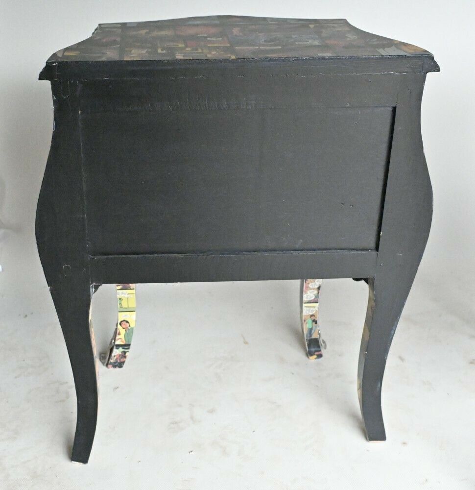 photo furniture Pair Comic Print Chests Of Drawers Bedside Nightstands
