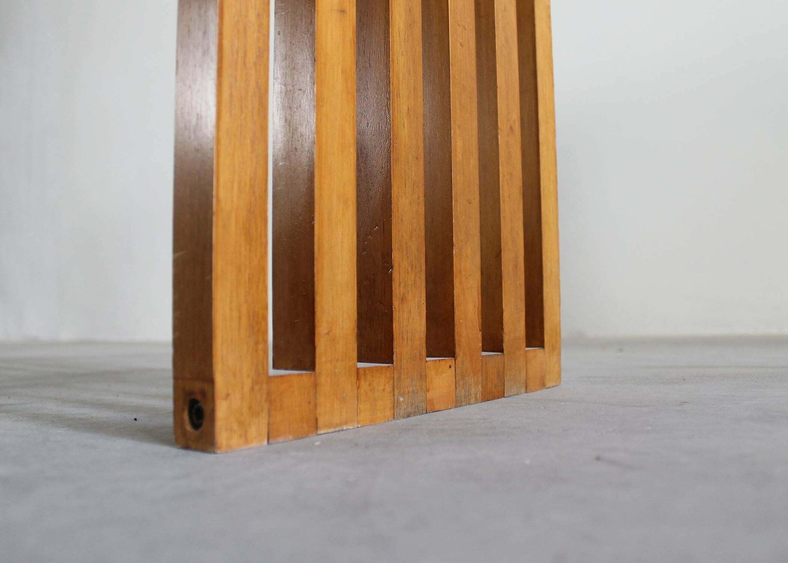 Furniture Lella & Massimo Vignelli Ara Console Table In Wood And Glass Driade 1974 Italy photo