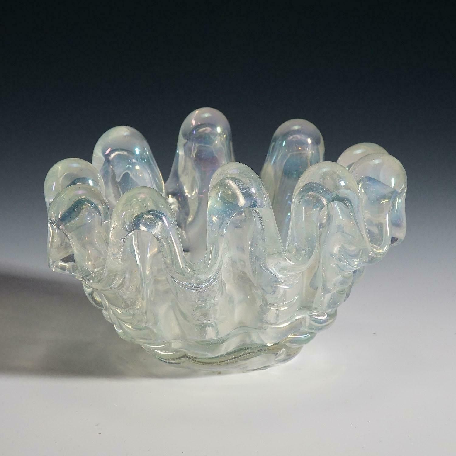 Ercole Barovier   Barovier & Toso 'A Grosse Costolature' Bowl 1942 photo 1618.0