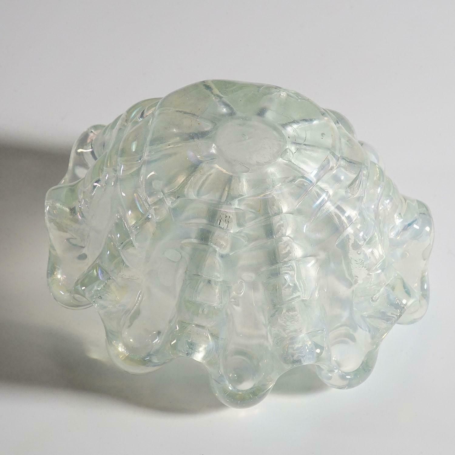 Ercole Barovier   Barovier & Toso 'A Grosse Costolature' Bowl 1942 photo vinterior