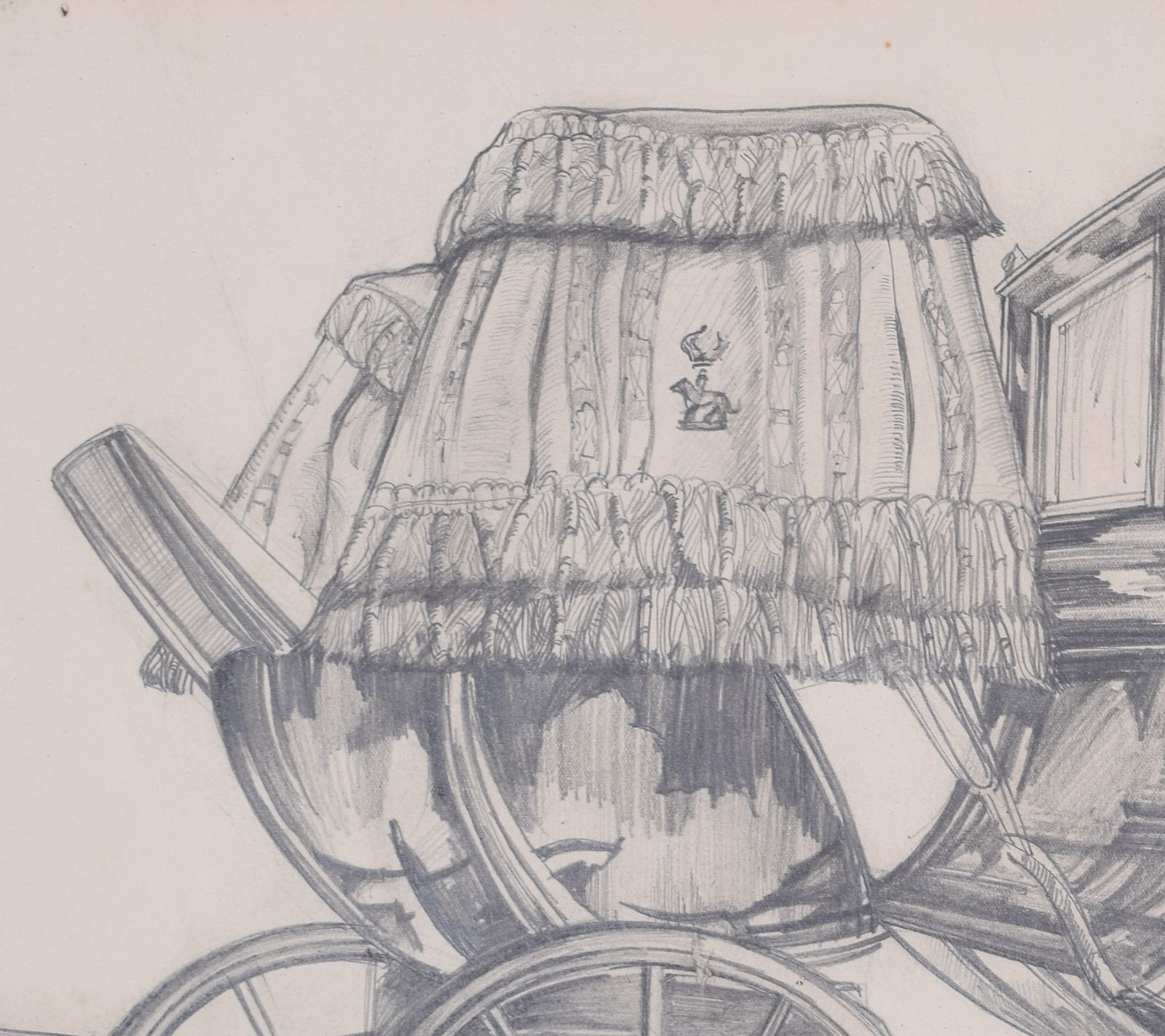 Gerald Mac Spink (Flourished 1920 – 1940) Stagecoach photo furniture