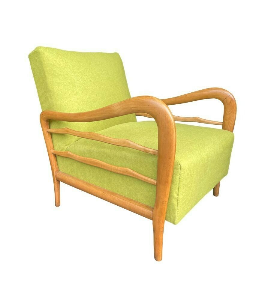 photo vinterior A Wonderful Pair Of 1950s Italian Cherrywood Chairs By Paolo Buffa