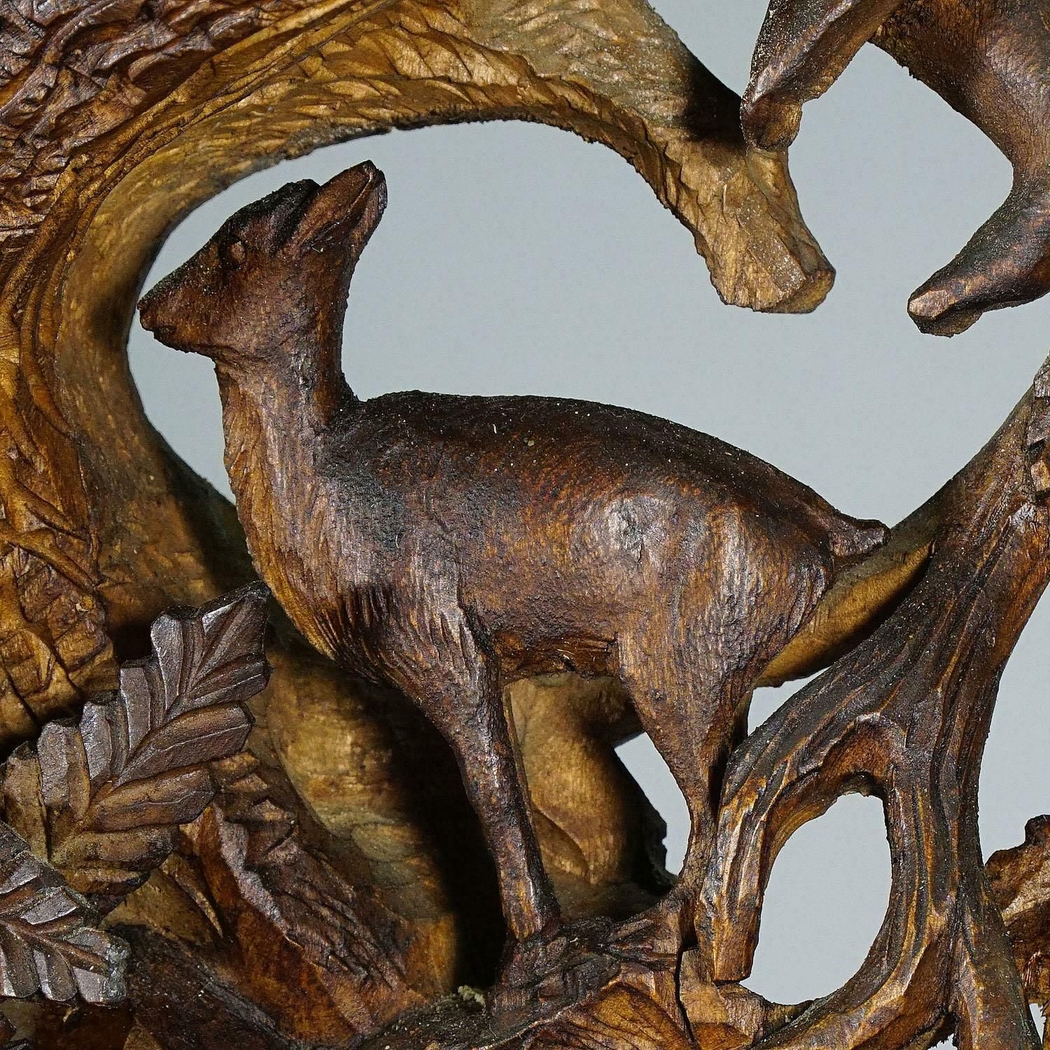 photo furniture Antique Mantel Clock With Herdsman Family, Goats And Cattle