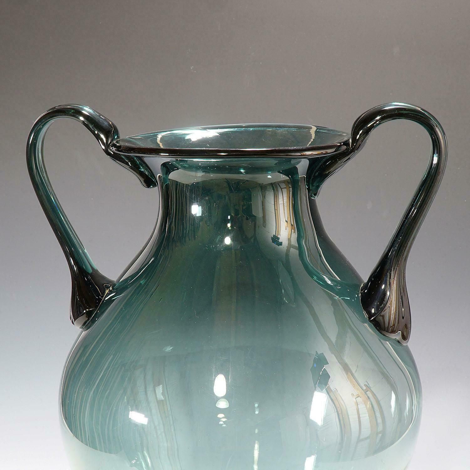 Exceptional Large Bauhaus Floor Vase By Wilhelm Wagenfeld For Wmf Ca. 1950 photo Home Decor