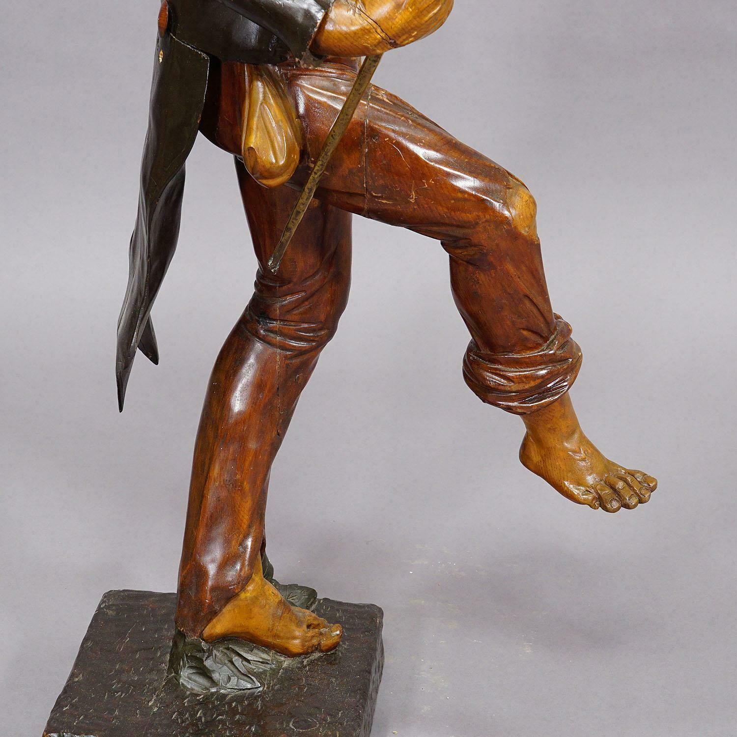 Large Antique Statue Of A French Freedom Fighter Ca. 1920s photo 4242.0