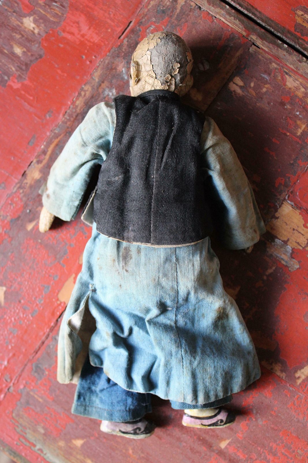 Home Decor Early 20th Century Door Of Hope Missionary Doll Folk Art Antique Curio photo