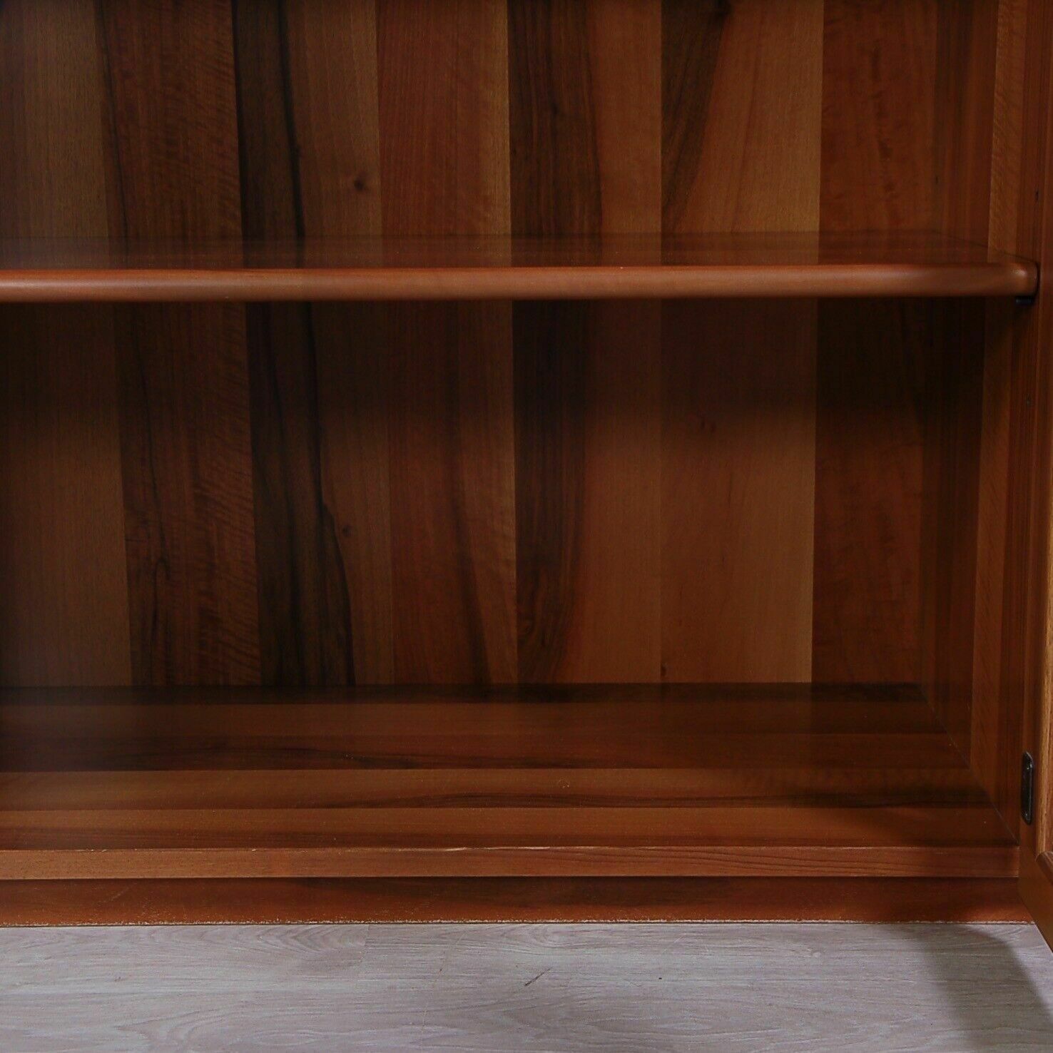 photo for sale Sapporo Display Cabinet With Three Doors In Walnut, Design Mario Marenco For Mobilgirgi, 1970s