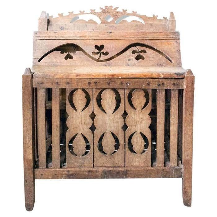 French Drain Board Plant Holder Oak & Pine, 19th Century
